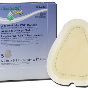 CONVATEC DuoDerm® Signal® Hydrocolloid Dressing, 6 x 7 Inch Triangle 403332