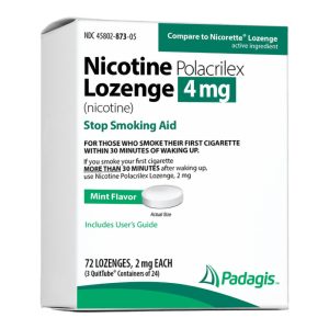PERRIGO COMPANY Padagis® Stop Smoking Aid Lozenges 4 mg Mint 45802087305