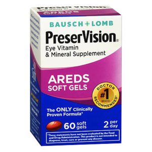 BAUSCH & LOMB PreserVision® AREDS Multivitamin/Multimineral Supplement 32420853210