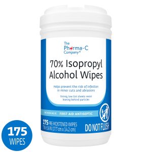KLEEN TEST PRODUCTS CORP The Pharma-C Company® Isopropyl Alcohol Antiseptic Skin Wipe 63-10413