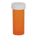 APOTHECARY PRODUCTS Ezy Dose® Push & Turn Amber Prescription Vial, 30 Dram Capacity 30435