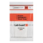 MINIGRIP Lab Guard® 2X Zip Specimen Transport Bag, Document Pouch, Absorbent Pad, 6 x 9" SBL2AP69B