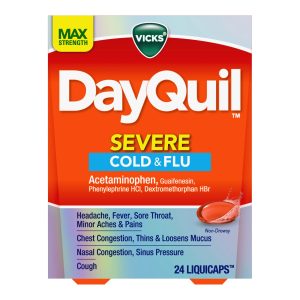 PROCTER & GAMBLE Vicks DayQuil Severe Cold & Flu LiquiCaps 37000051724