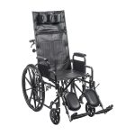 DRIVE DEVILBISS HEALTHCARE drive™ Silver Sport Reclining Wheelchair, 16-Inch Seat Width SSP16RBDDAV