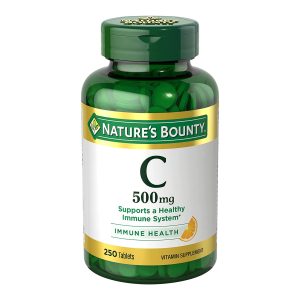 US NUTRITION Nature's Bounty® Vitamin C-500 mg Tablets 07431201474