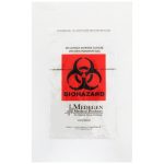 MCKESSON BRAND Medegen Specimen Transport Bag with Document Pouch, Adhesive Closure, 6 x 9 Inch 03-3997