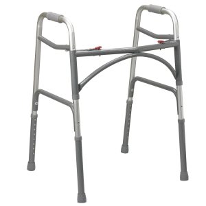 DRIVE DEVILBISS HEALTHCARE drive™ Aluminum Bariatric Dual Release Walker, 32 – 39 Inch Height 10220-1
