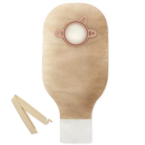 HOLLISTER New Image™ 2-Piece Ultra-Clear Ostomy Pouch, Pre-cut to Fit 44 mm, Green Match 18172