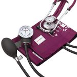 MCKESSON BRAND McKesson Premium Reusable Pocket Aneroid and Stethoscope Combo Set, Magenta 768-641-11AMMM