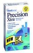 ABBOTT Precision Xtra Blood Glucose Test Strips 9983865