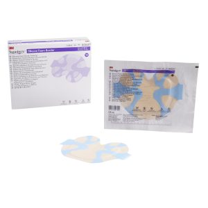 SOLVENTUM CORPORATION 3M™ Tegaderm™ Silicone Foam Dressing, 6 x 6-3/4 Inch Sacral 90647