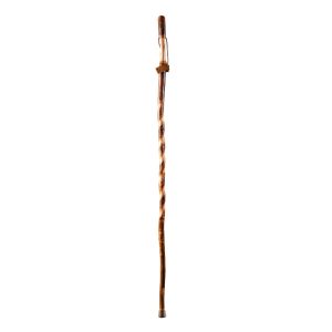 MABIS HEALTHCARE Brazos™ Twisted Hickory Rustic Walking Stick, 55-Inch Height 602-3000-1281