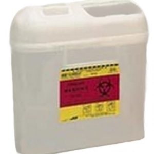 BD Sharps Container, 5.4 Quart, 11-7/10x 11-3/5 x 4-1/2 Inch 305425