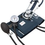MCKESSON BRAND McKesson Aneroid Sphygmomanometer/Sprague Combo Kit, 23 – 33 cm Cuff, Dark Blue 768-641-11ANMM
