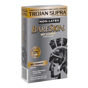 TOTAL ACCESS GROUP Trojan™ BareSkin™ Supra™ Polyurethane Lubricated Condom TJS90240D2
