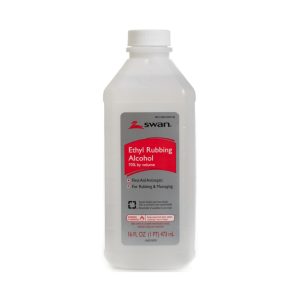MCKESSON BRAND Swan Ethyl Alcohol Antiseptic, 16-ounce bottle 1000032333