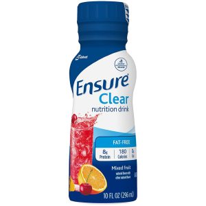 ABBOTT NUTRITION Ensure® Clear Therapeutic Nutrition, Mixed Fruit, 10-ounce bottle 62479