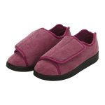 SILVERTS ADAPTIVE LLC Silverts® Women's Double Extra Wide Easy Closure Slippers, Dusty Rose, Size 10 SV15100_SVDRB_10