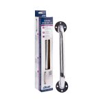 DRIVE DEVILBISS HEALTHCARE drive™ Chrome Knurled Grab Bar, 12 Inch 12112-3