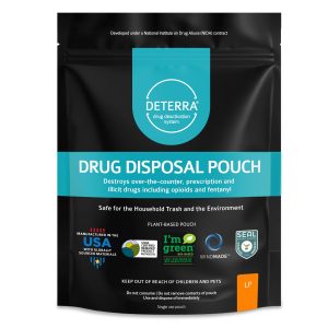 VERDE ENVIRONMENTAL TECHNOLOGIES INC Deterra® Drug Disposal Pouch for Disposal of Pharmaceuticals, Large 7025-CASE