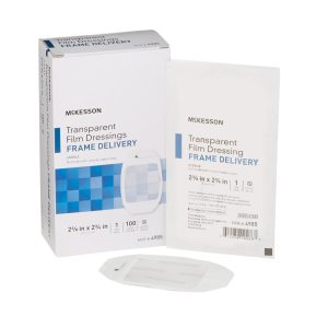 MCKESSON BRAND McKesson Octagonal Sterile Dressing with Frame-Style Delivery, 6 x 7 Centimeter 4985