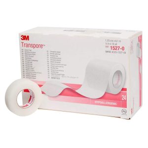 SOLVENTUM CORPORATION 3M™ Transpore™ Plastic Medical Tape, 1/2 Inch x 10 Yard, Transparent 1527-0