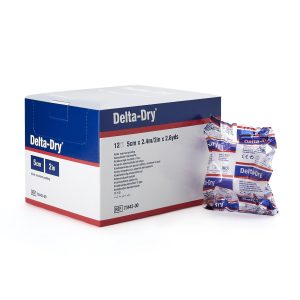 BSN MEDICAL Delta-Dry® White Synthetic Water Resistant Cast Padding, 2 Inch x 2.6 Yard 7344300