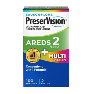 BAUSCH & LOMB AMERICAS INC Bausch + Lomb PreserVision AREDS 2 + Multivitamin Soft Gels 32420869864