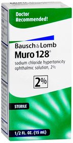 BAUSCH & LOMB Bausch + Lomb Muro 128® Solution 2%, 0.5-ounce bottle 24208027615