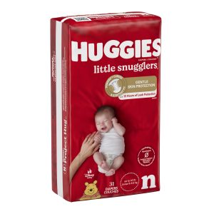KIMBERLY CLARK Huggies® Little Snugglers Diaper, Newborn 49694