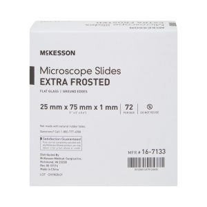 MCKESSON BRAND McKesson Glass Microscope Slide, 1 x 3 Inch x 1 mm 16-7133