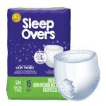 FIRST QUALITY PRODUCTS LLC Cuties® Sleep Overs® Absorbent Underwear, Small / Medium SLP05301