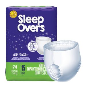FIRST QUALITY PRODUCTS LLC Cuties® Sleep Overs® Absorbent Underwear, Small / Medium SLP05301