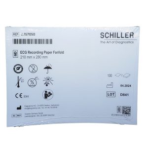 SCHILLER AMERICA Schiller ECG Recording Paper Thermal 8x11in Z-Fold 2.157050 2.157050