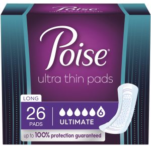KIMBERLY CLARK Poise® Fresh Protection™ Ultra Thin Pads, Ultimate Long 54356