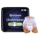 ATTENDS HEALTHCARE PRODUCTS Reassure® Full-Rise Overnight Absorbent Underwear, Heavy Absorbency, Large REG-2127