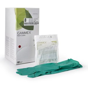 ANSELL Gammex® Non-Latex Polyisoprene Surgical Glove, Size 8, Green 8516