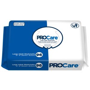 FIRST QUALITY PRODUCTS LLC ProCare Personal Wipes, Soft Pack, Aloe and Vitamin E, Scented CRW-096