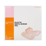 SMITH & NEPHEW Allevyn™ Gentle Border Heel Foam Dressing, 23 x 23.2 Centimeters 66800506
