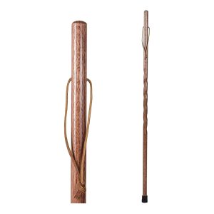 MABIS HEALTHCARE Brazos™ Twisted Oak Backpacker Handcrafted Walking Stick, 48-Inch Height 602-3000-1012