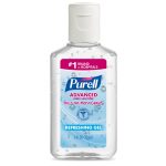 GOJO Purell® Advanced Hand Sanitizer 70% Ethyl Alcohol Gel, 1-ounce Bottle 3901-2C-250