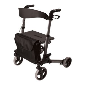 MABIS HEALTHCARE HealthSmart® Gateway Four-Wheel Rollator, 31 to 36 Inch Handle Height 501-5012-4100