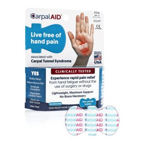 CARPAL AID LLC CarpalAid® Patch Hand-Based Carpal Tunnel Support, Large LG20PK