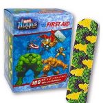 MEDIBADGE Kid Design (The Hulk) Adhesive Strip, 3/4 x 3 Inch AB127