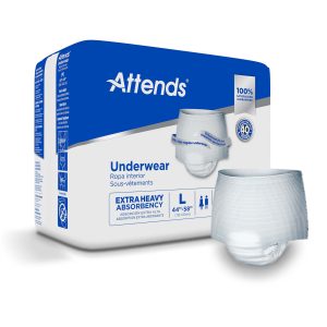 ATTENDS HEALTHCARE PRODUCTS Attends® Care Heavy Absorbent Underwear, Regular APV30
