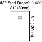 SOLVENTUM CORPORATION 3M™ Steri-Drape™ Sterile Aperture EENT Drape, 31 x 51 Inch 1030