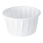 RJ SCHINNER CO Solo Paper Soufflé Cup, White, 1.25-ounce capacity 125-2050