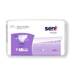 TZMO USA INC Seni® Super Heavy Absorbency Incontinence Brief, Large S-LA25-BS1