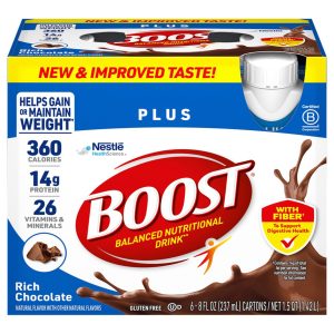 NESTLE HEALTHCARE NUTRITION Boost® Plus Vanilla Balanced Nutritional Drink, 8-ounce bottle 00041679931363