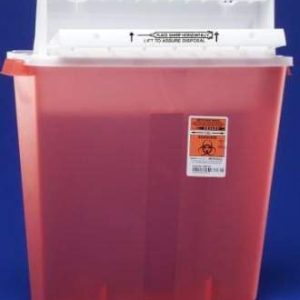 CARDINAL SharpStar™ In-Room™ Multi-purpose Sharps Container, 4 Gallon, 18½ x 16½ x 6 Inch 8540SA